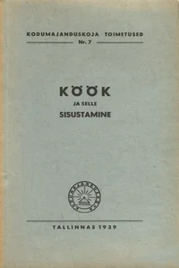 Köök ja selle sisustamine