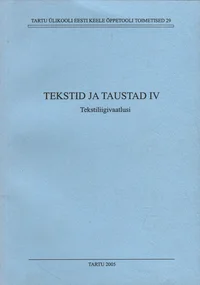 Tekstid ja taustad