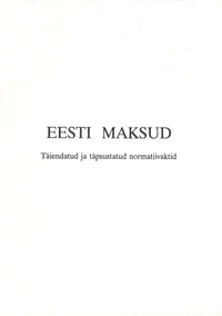 Eesti maksud