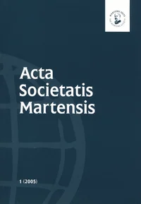 Acta Societatis Martensis