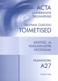 Käsitöö- ja kodundusõpe nüüdisajal