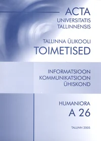 Informatsioon, kommunikatsioon, ühiskond