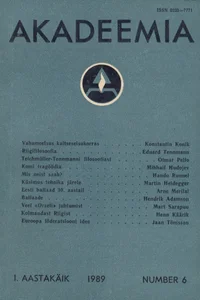 Akadeemia 1989/06