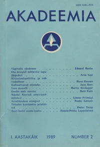 Akadeemia 1989/02