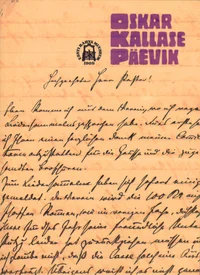 Oskar Kallase päevik