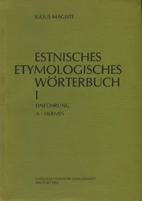 Estnisches etymologisches Wörterbuch