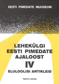 Lehekülgi eesti pimedate ajaloost
