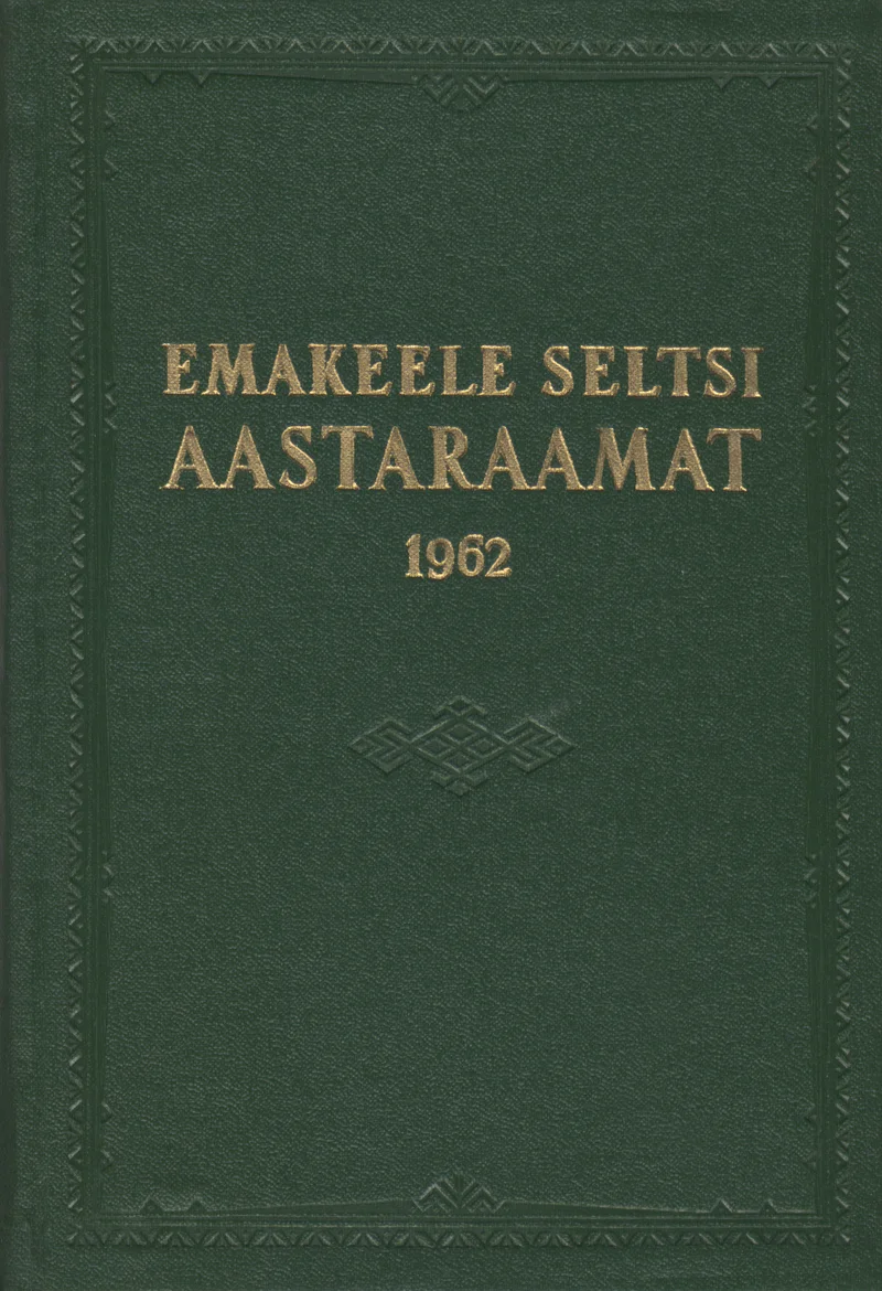 Emakeele Seltsi aastaraamat