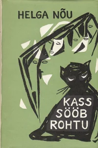 Kass sööb rohtu
