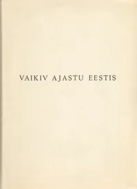 Vaikiv ajastu Eestis