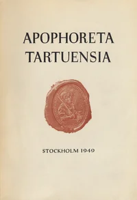 Apophoreta Tartuensia