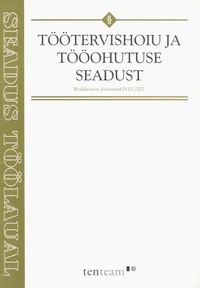 Töötervishoiu ja tööohutuse seadus
