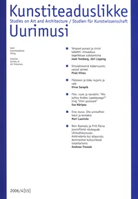 Kunstiteaduslikke uurimusi 2006/4