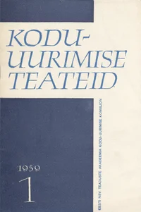 Kodu-uurimise teateid