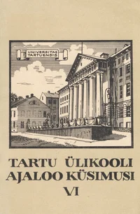 Tartu Ülikooli ajaloo küsimusi