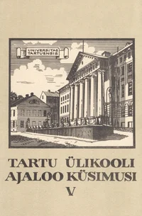 Tartu Ülikooli ajaloo küsimusi