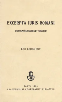 Excerpta iuris romani