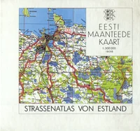 Strassenatlas von Estland 1938