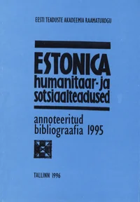 Estonica humanitaar- ja sotsiaalteadused 1995