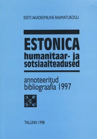 Estonica humanitaar- ja sotsiaalteadused 1997