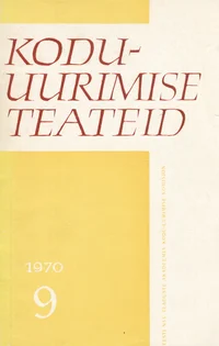 Kodu-uurimise teateid