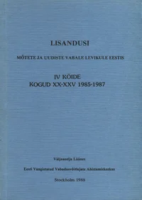 Lisandusi mõtete ja uudiste vabale levikule Eestis