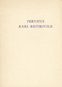 Tervitus Karl Ristikivile