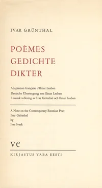 Poèmes. Gedichte. Dikter