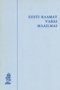 Eesti raamat vabas maailmas