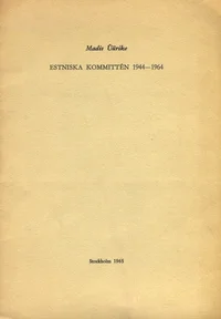Estniska Kommittén 1944-1964