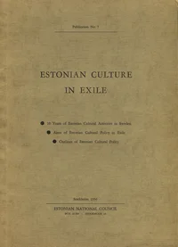 Estonian culture in exile