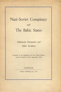 Nazi-Soviet conspiracy and the Baltic States