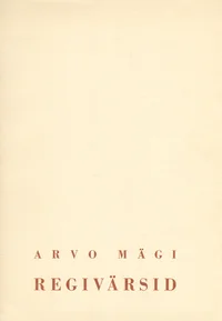 Regivärsid