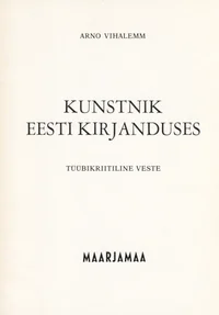 Kunstnik eesti kirjanduses