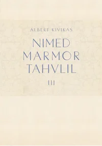Nimed marmortahvlil