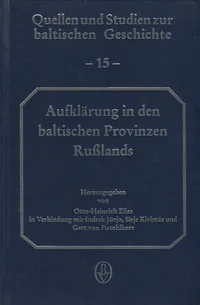Aufklärung in den baltischen Provinzen Russlands