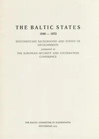The Baltic States 1940-1972