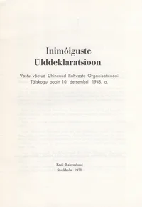 Inimõiguste Ülddeklaratsioon