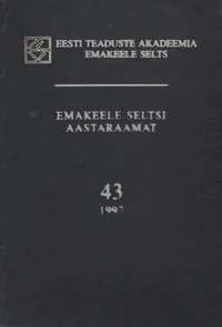 Emakeele Seltsi aastaraamat