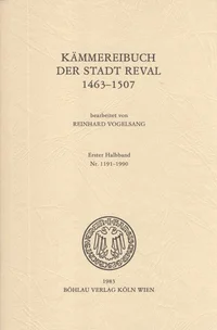 Kämmereibuch der Stadt Reval 1463-1507