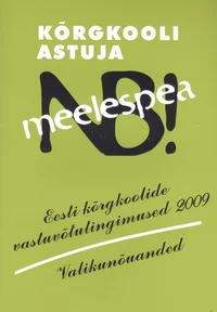 Kõrgkooli astuja meelespea