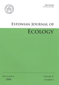 Estonian Journal of Ecology. Volume 57. 2008/4