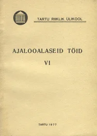 Ajalooalaseid töid