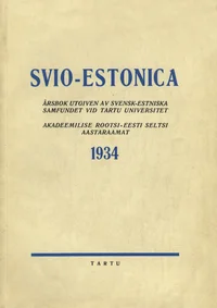 Svio-Estonica 1934