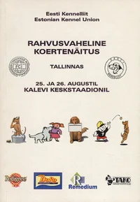 Rahvusvaheline koertenäitus Tallinna Kalevi Staadionil 25.-26.08.2001. International Dog Show