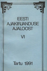 Eesti ajakirjanduse ajaloost