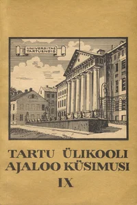 Tartu Ülikooli ajaloo küsimusi