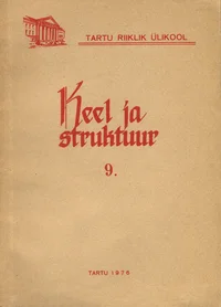 Keel ja struktuur