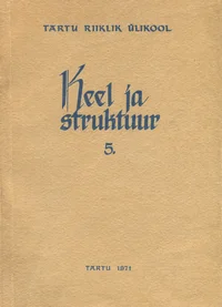 Keel ja struktuur