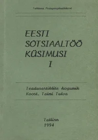 Eesti sotsiaaltöö küsimusi